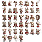 Yılbaşı Temalı Teddy Bear Bebek Zıbını, Baskılı Çıtçıtlı Tulum