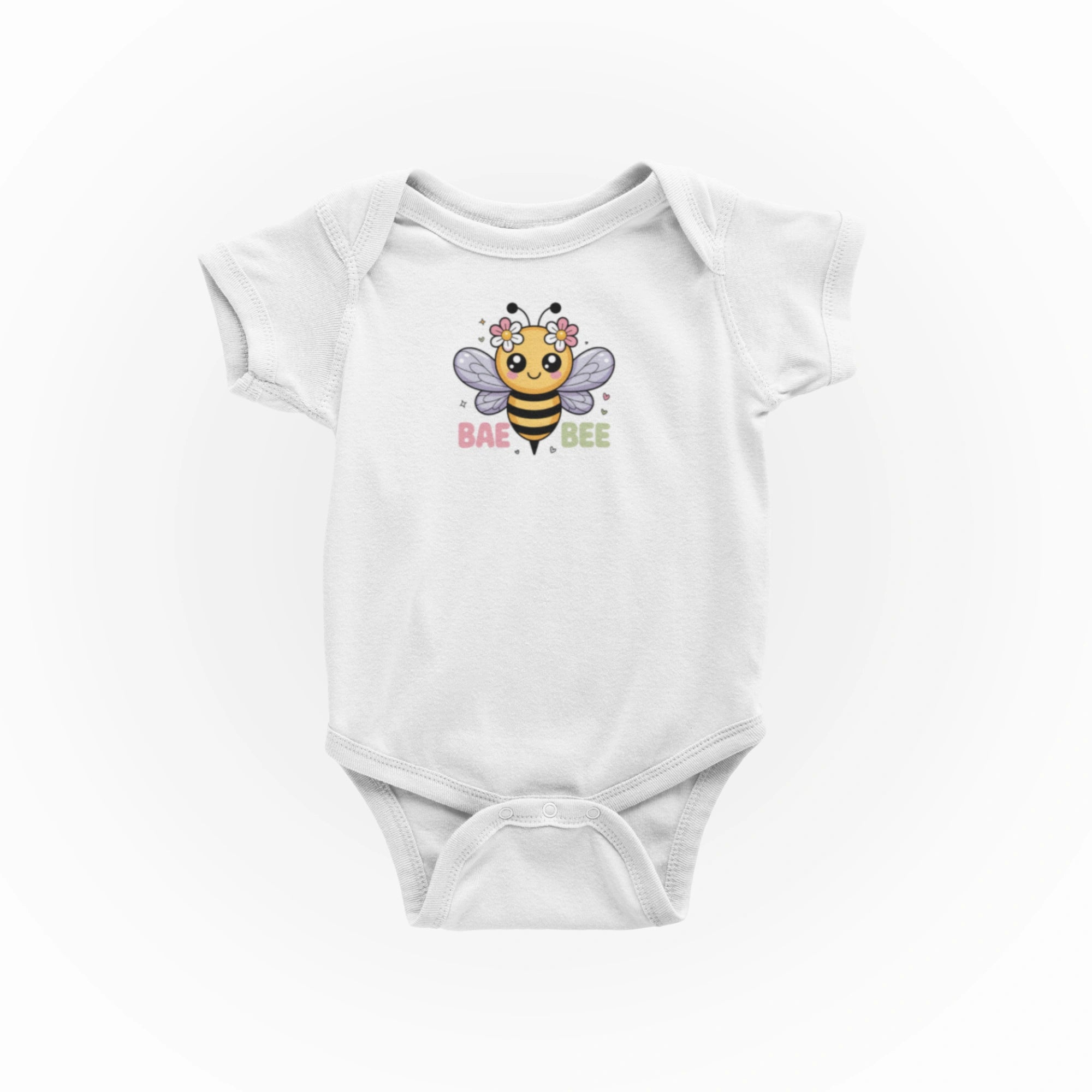 Bae Bee Tasarımlı Bebek Zıbını - Çıtçıtlı Baskılı Tulum