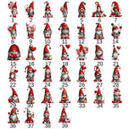 Sevgililer Günü Tasarımlı Mini Gnome Bebek Zıbını, Baskılı Çıtçıtlı Tulum