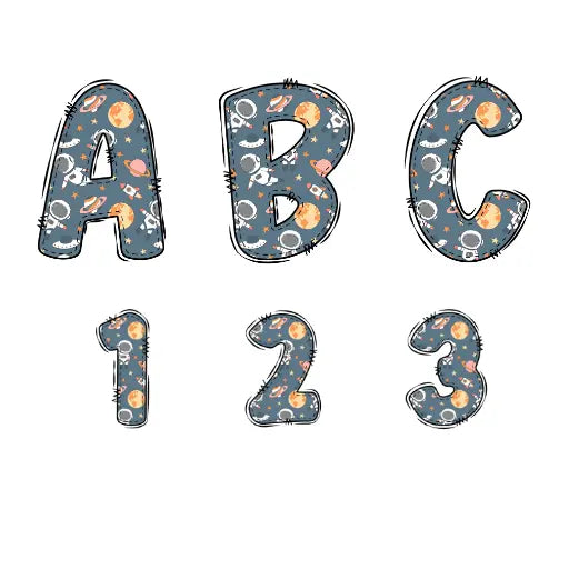 Uzay Astronot Temalı Baskılı Bebek Tulumu – İsteğe Bağlı Hediyelik İsim Baskılı Zıbın